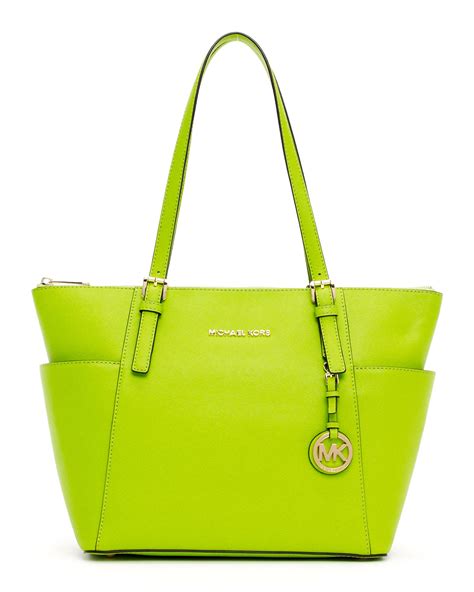 michael kors jet set tasche grün